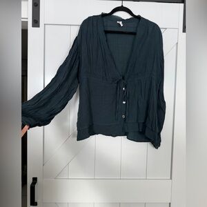 Elegant navy blue Women's Top